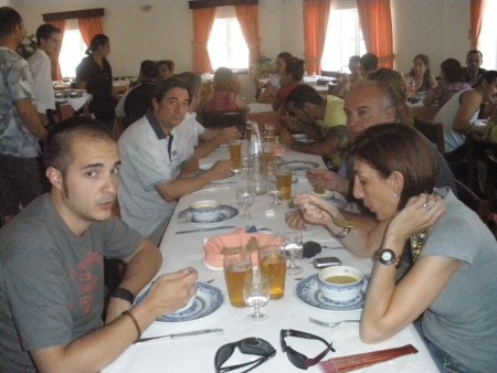 Almoço no Restaurante "O Regional" - 07/08/2010 - Grupo Espanhol